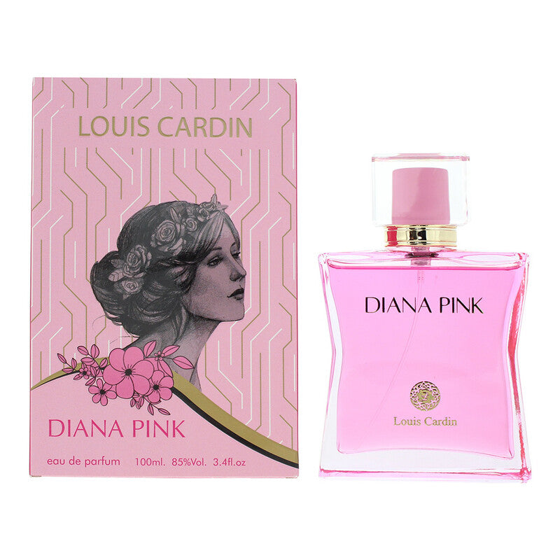 Louis Cardin Ladies Diana Pink EDP Spray 3.4 oz Fragrances (Wholesale) - Luxurious Fragrance Available Online in Hong Kong & China