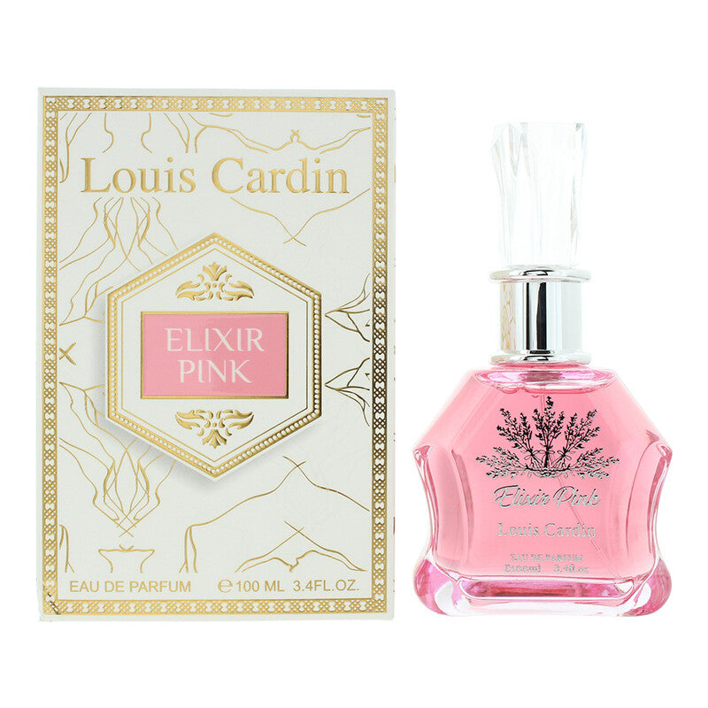 Louis Cardin Ladies Elixir Pink EDP Spray 3.4 oz Fragrances - Luxurious Fragrance Available Online in Hong Kong & China