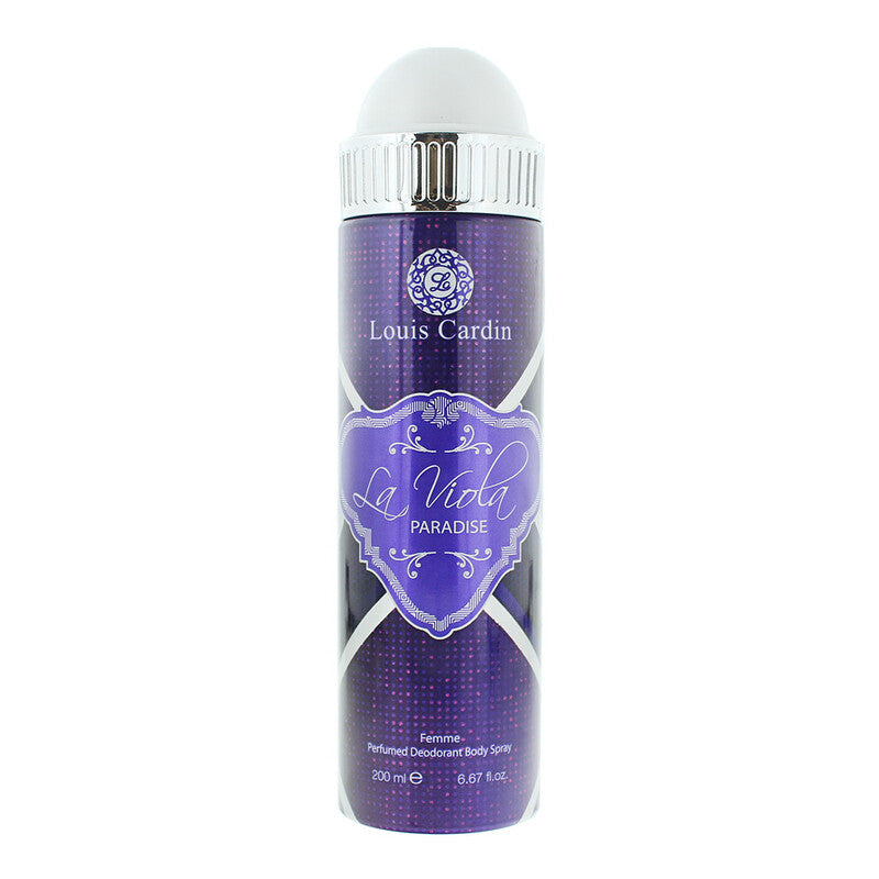 Louis Cardin Ladies La Viola Paradise Deodorant Spray 6.7 oz Fragrances - Luxurious Fragrance Available Online in Hong Kong & China