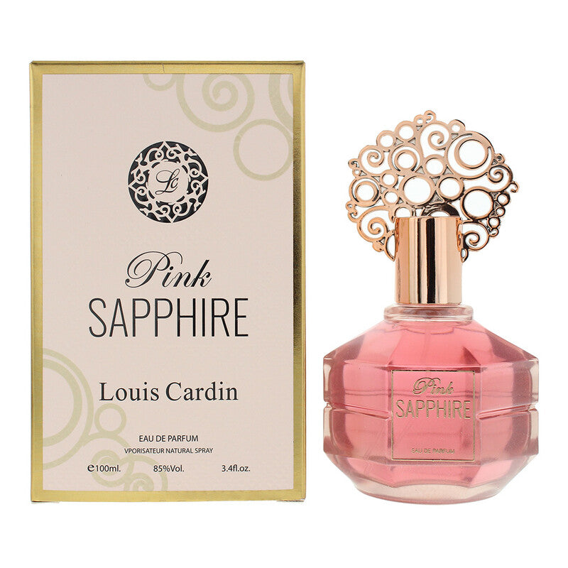 Louis Cardin Ladies Pink Sapphire EDP Spray 3.4 oz Fragrances - Luxurious Fragrance Available Online in Hong Kong & China