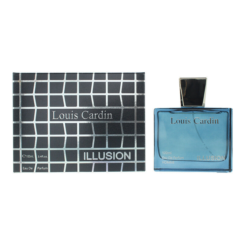 Louis Cardin Men's Illusion EDP Spray 3.4 oz Fragrances - Luxurious Fragrance Available Online in Hong Kong & China