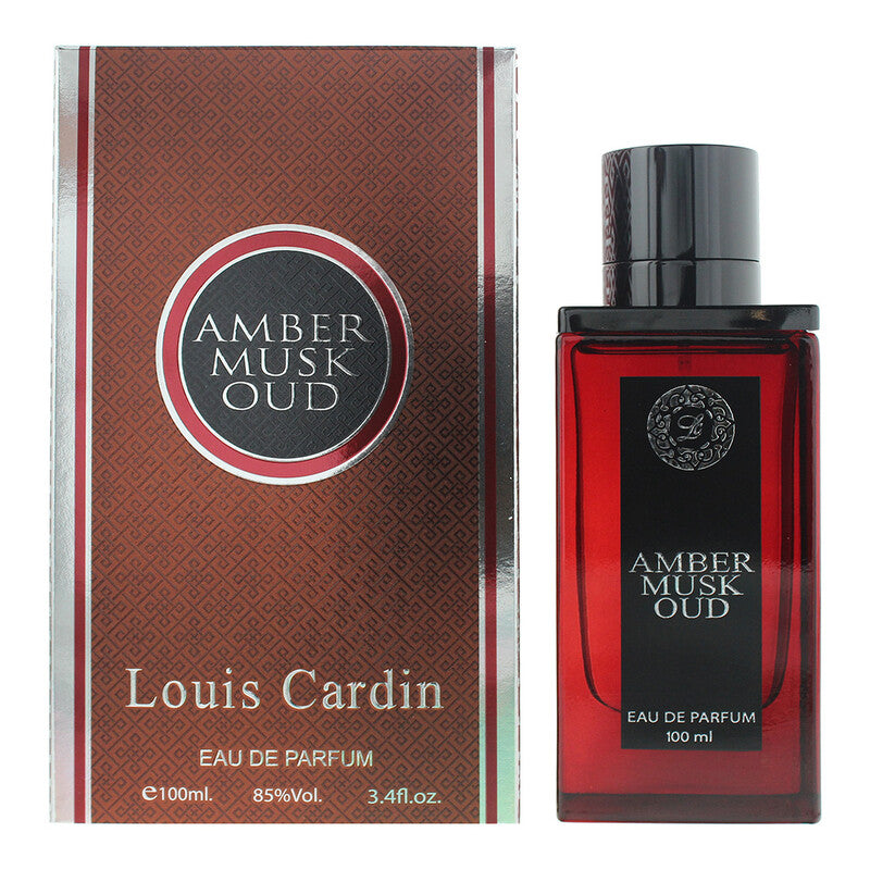 Louis Cardin Unisex Amber Musc Oud EDP Spray 3.4 oz Fragrances - Luxurious Fragrance Available Online in Hong Kong & China