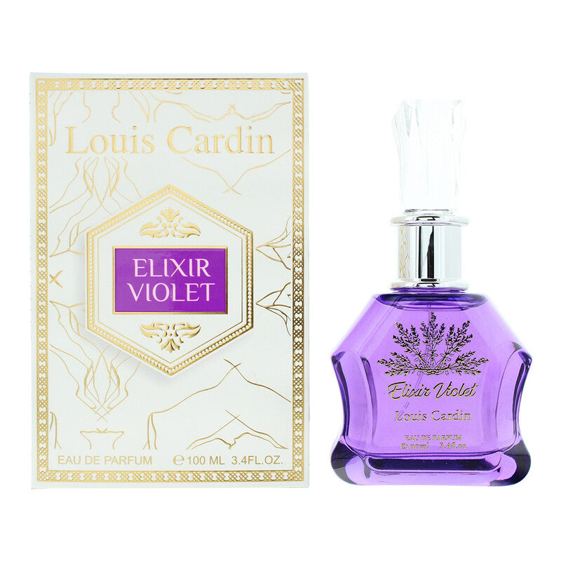Louis Cardin Unisex Elixir Violet EDP 3.4 oz Fragrances (Wholesale) - Luxurious Fragrance Available Online in Hong Kong & China