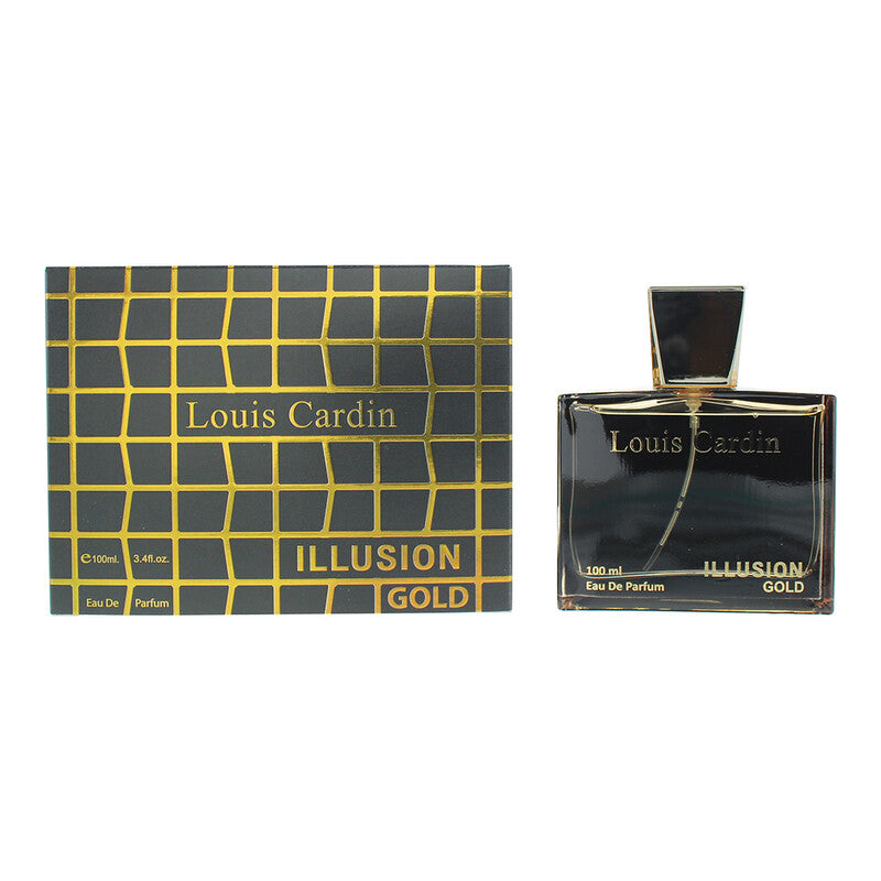 Louis Cardin Unisex Illusion Gold EDP 3.4 oz Fragrances - Luxurious Fragrance Available Online in Hong Kong & China