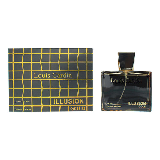 Louis Cardin Unisex Illusion Gold EDP 3.4 oz Fragrances (Wholesale) - Luxurious Fragrance Available Online in Hong Kong & China