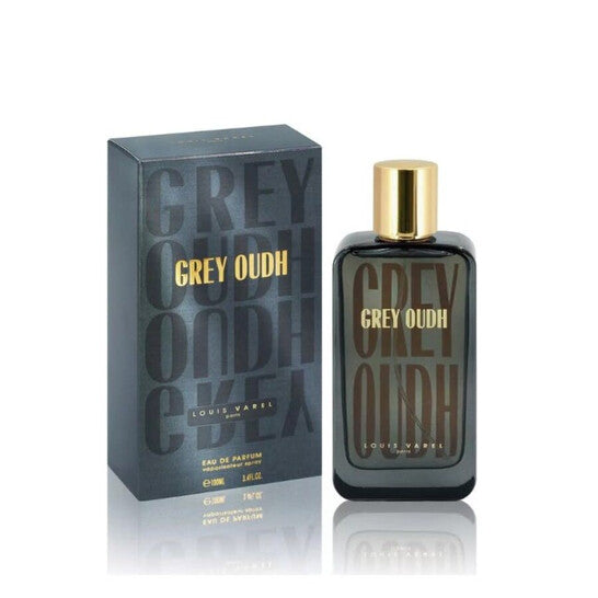 Louis Varel Men's Grey Oudh EDP Spray 3.3 oz - Luxurious Fragrance Available Online in Hong Kong & China