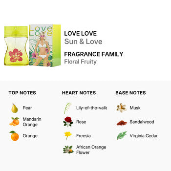 Love Love Ladies Sun & Love EDT 3.4 oz Fragrances (Wholesale) - Luxurious Fragrance Available Online in Hong Kong & China