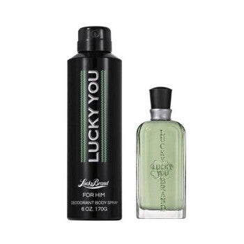 Lucky Brand Men's Lucky You Deodorant Body Spray 1.7 oz - Luxurious Fragrance Available Online in Hong Kong & China