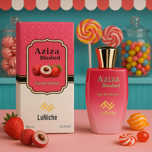 Luniche Unisex Aziza Blushed EDP Spray 3.4 oz Fragrances - Luxurious Fragrance Available Online in Hong Kong & China