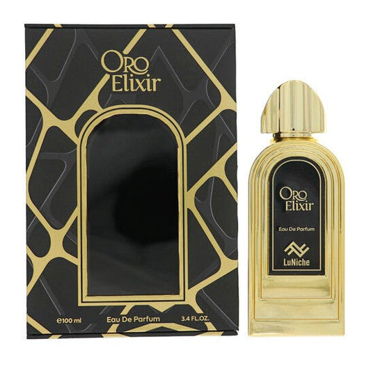 Luniche Unisex Oro Elixir EDP Spray 3.4 oz Fragrances (Wholesale) - Luxurious Fragrance Available Online in Hong Kong & China