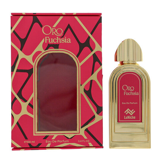 Luniche Unisex Oro Fuchsia EDP Spray 3.4 oz Fragrances (Wholesale) - Luxurious Fragrance Available Online in Hong Kong & China