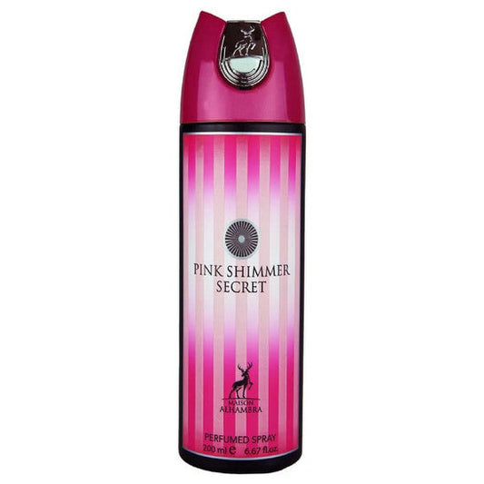 Maison Alhambra Ladies Pink Shimmer Secret Body Spray 6.7 oz Fragrances (Wholesale) - Luxurious Fragrance Available Online in Hong Kong & China