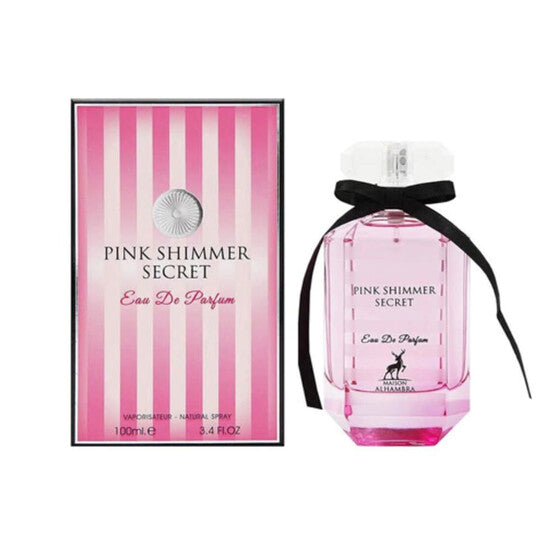 Maison Alhambra Ladies Pink Shimmer Secret EDP Spray 3.38 oz Fragrances (Wholesale) - Luxurious Fragrance Available Online in Hong Kong & China