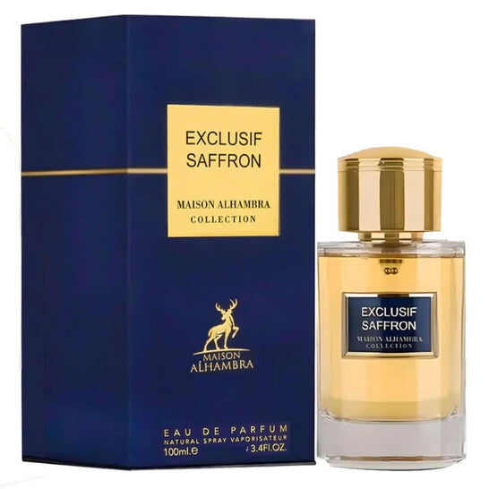 Maison Alhambra Unisex Exclusif Saffron EDP Spray 3.4 oz Fragrances (Wholesale) - Luxurious Fragrance Available Online in Hong Kong & China