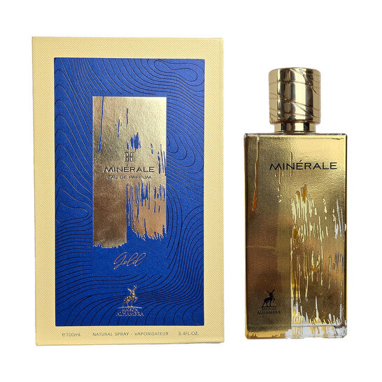 Maison Alhambra Unisex Minerale Gold EDP Spray 3.4 oz Fragrances (Wholesale) - Luxurious Fragrance Available Online in Hong Kong & China
