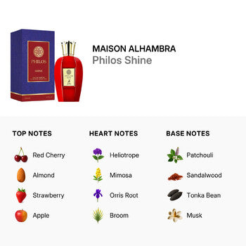 Maison Alhambra Unisex Philos Shine EDP Spray 3.4 oz Fragrances (Wholesale) - Luxurious Fragrance Available Online in Hong Kong & China