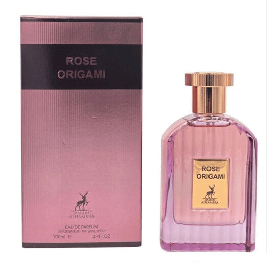 Maison Alhambra Unisex Rose Origami EDP Spray 3.4 oz Fragrances (Wholesale) - Luxurious Fragrance Available Online in Hong Kong & China