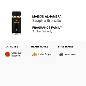 Maison Alhambra Unisex Sceptre Bronzite EDP Spray 3.4 oz (Wholesale) - Luxurious Fragrance Available Online in Hong Kong & China