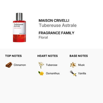 Maison Crivelli Unisex Tubereuse Astrale Extrait de Parfum Spray 3.4 oz Fragrances (Wholesale) - Luxurious Fragrance Available Online in Hong Kong & China