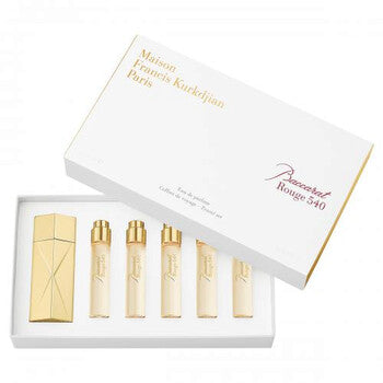 Maison Francis Kurkdjian Baccarat Rouge 540 6 Pcs Set: Travel Spray Case + 5 X 0.37 oz Eau De Parfum - Luxurious Fragrance Available Online in Hong Kong & China