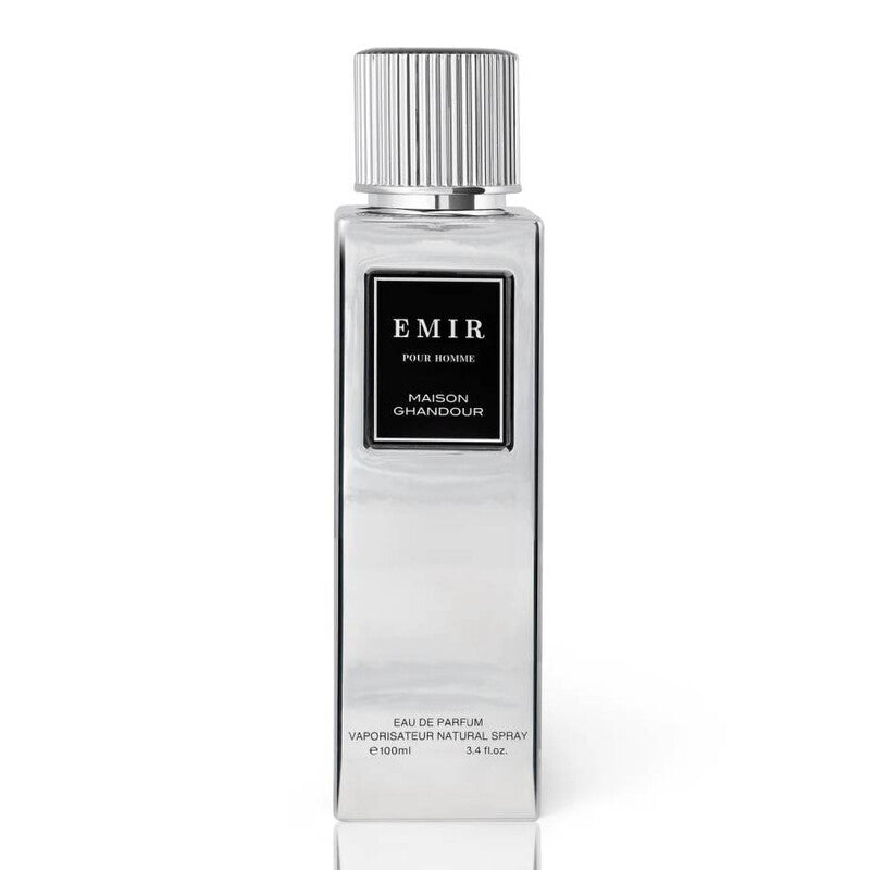 Maison Ghandour Men's Emir Silver Pour Homme EDP Spray 3.4 oz Fragrances - Luxurious Fragrance Available Online in Hong Kong & China