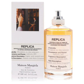 Maison Margiela Men's Replica Whispers In Library EDT Spray 3.4 oz - Luxurious Fragrance Available Online in Hong Kong & China