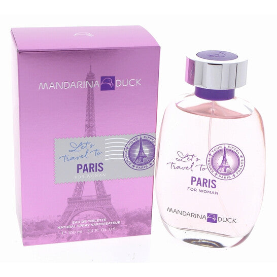 Mandarina Duck Ladies Let's Travel To Paris EDT Spray 3.4 oz Fragrances (Wholesale) - Luxurious Fragrance Available Online in Hong Kong & China