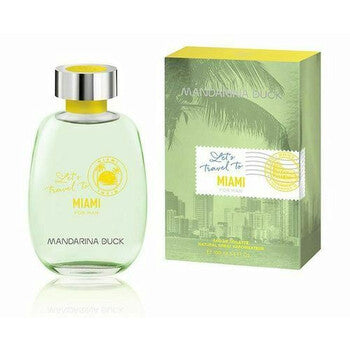 Mandarina Duck Men's Let's Travel To Miami For Man EDT 3.4 oz - Luxurious Fragrance Available Online in Hong Kong & China