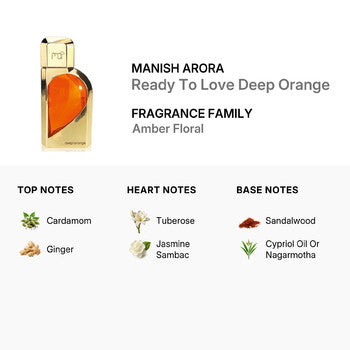 Manish Arora Ladies Ready To Love Deep Orange EDP 1.3 oz - Luxurious Fragrance Available Online in Hong Kong & China