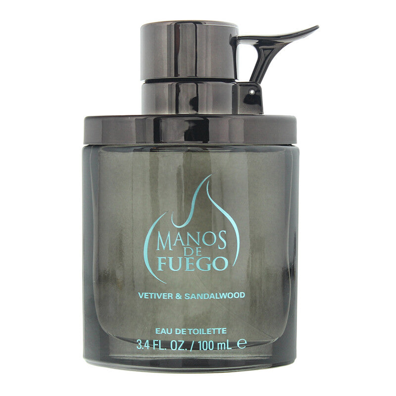 Manos De Fuego Men's Vetiver & Sandalwood EDT 3.4 oz Fragrances - Luxurious Fragrance Available Online in Hong Kong & China