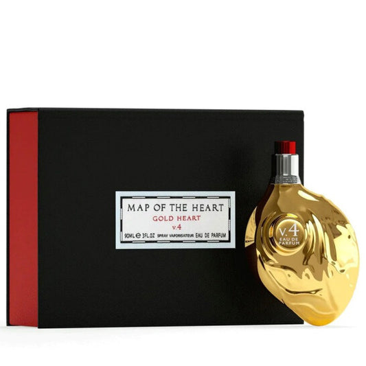 Map Of The Heart Unisex Gold Heart V 4 EDP Spray 3.0 oz - Luxurious Fragrance Available Online in Hong Kong & China