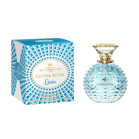Marina De Bourbon Ladies Cristal Royal L'eau EDP Spray 3.4 oz Fragrances (Wholesale) - Luxurious Fragrance Available Online in Hong Kong & China