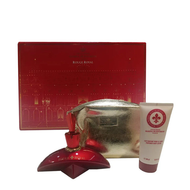 Marina De Bourbon Ladies Rouge Royal Gift Set Fragrances - Luxurious Fragrance Available Online in Hong Kong & China