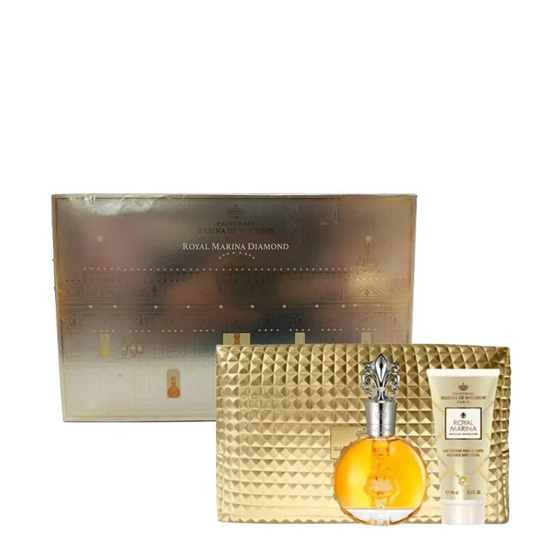 Marina De Bourbon Ladies Royal Marina Diamond Gift Set Fragrances (Wholesale) - Luxurious Fragrance Available Online in Hong Kong & China
