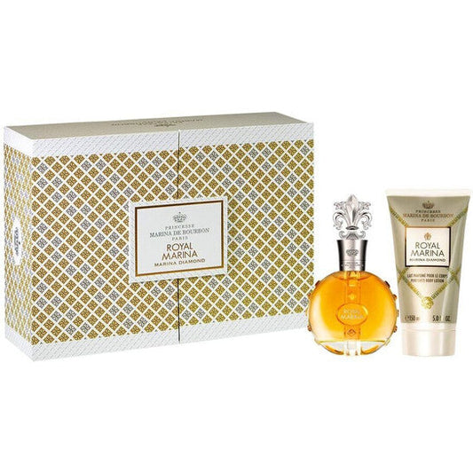 Marina De Bourbon Ladies Royal Marina Diamond Gift Set Fragrances (Wholesale) - Luxurious Fragrance Available Online in Hong Kong & China