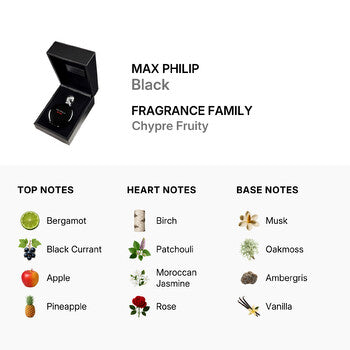 Max Philip Unisex Black EDP 3.4 oz + Leather Box (Wholesale) - Luxurious Fragrance Available Online in Hong Kong & China