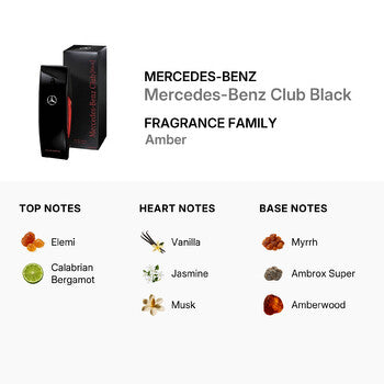 Mercedes-Benz Men's Mercedes-Benz Club Black EDP Spray 3.4 oz Fragrances (Wholesale) - Luxurious Fragrance Available Online in Hong Kong & China