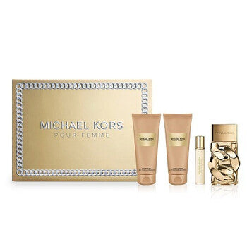 Michael Kors Ladies Pour Femme 4pcs EDP Gift Set Fragrances (Wholesale) - Luxurious Fragrance Available Online in Hong Kong & China