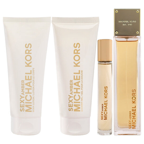 Michael Kors Ladies Sexy Amber Gift Set Fragrances (Wholesale) - Luxurious Fragrance Available Online in Hong Kong & China