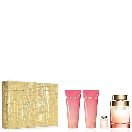 Michael Kors Ladies Wonderlust 4pc EDP Gift Set Fragrances (Wholesale) - Luxurious Fragrance Available Online in Hong Kong & China
