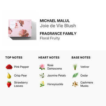 Michael Malul Ladies Joie de Vie Blush Gift Set (Wholesale) - Luxurious Fragrance Available Online in Hong Kong & China