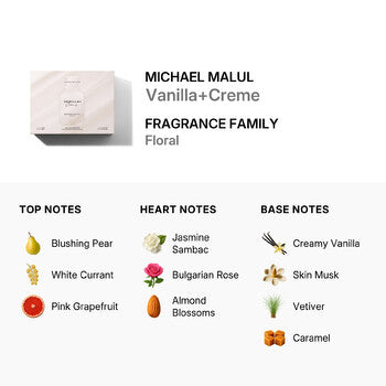 Michael Malul Ladies Vanilla+Creme Gift Set (Wholesale) - Luxurious Fragrance Available Online in Hong Kong & China