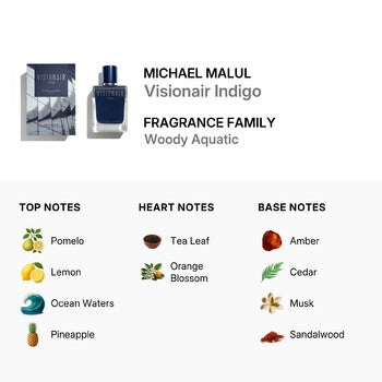 Michael Malul Men's Visionair Indigo EDP Spray 3.4 oz Fragrances (Wholesale) - Luxurious Fragrance Available Online in Hong Kong & China