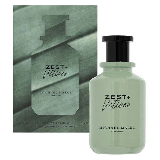 Michael Malul Men's Zest+Vetiver EDP Spray 3.4 oz Fragrances - Luxurious Fragrance Available Online in Hong Kong & China