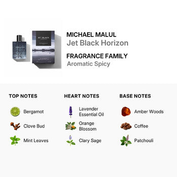 Michael Malul Unisex Jet Black Horizon EDP Spray 3.4 oz Fragrances (Wholesale) - Luxurious Fragrance Available Online in Hong Kong & China