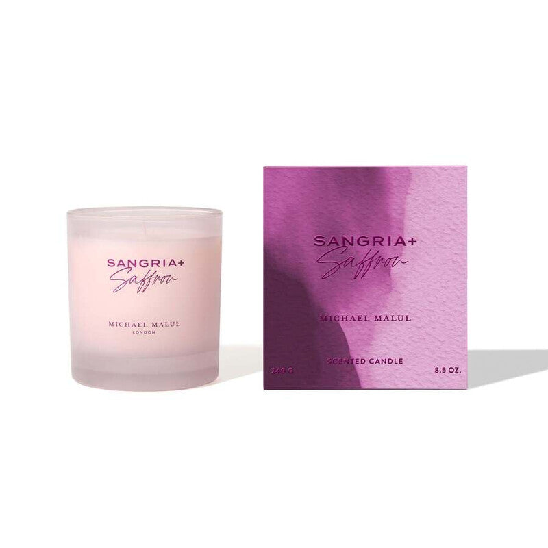 Michael Malul Unisex Sangria+Saffron 8.5 oz Scented Candle (Wholesale) - Luxurious Fragrance Available Online in Hong Kong & China