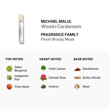 Michael Malul Unisex Wood+Cardamom EDP Spray 0.34 oz Fragrances (Wholesale) - Luxurious Fragrance Available Online in Hong Kong & China