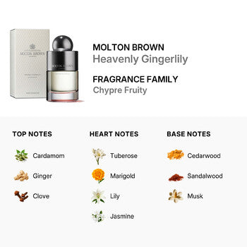 Molton Brown Ladies Heavenly Gingerlily EDT 3.4 oz - Luxurious Fragrance Available Online in Hong Kong & China