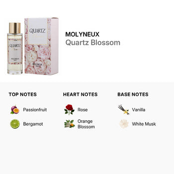Molyneux Ladies Quartz Blossom EDP Spray 3.38 oz Fragrances (Wholesale) - Luxurious Fragrance Available Online in Hong Kong & China