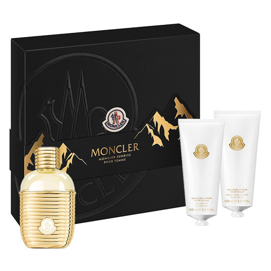 Moncler Ladies Sunrise Pour Femme 3pcs EDP Gift Set Fragrances - Luxurious Fragrance Available Online in Hong Kong & China